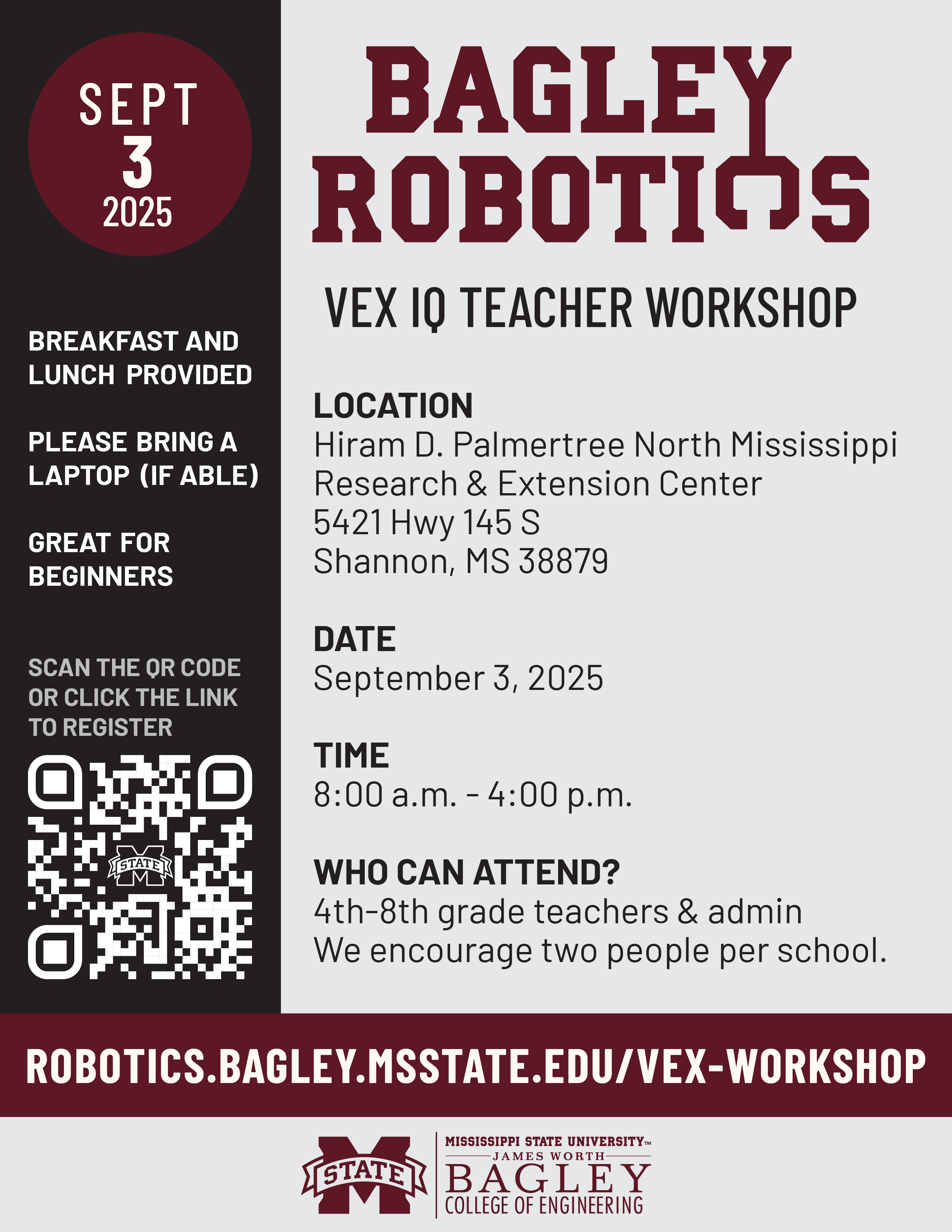 Bagley Robotics Teacher Training